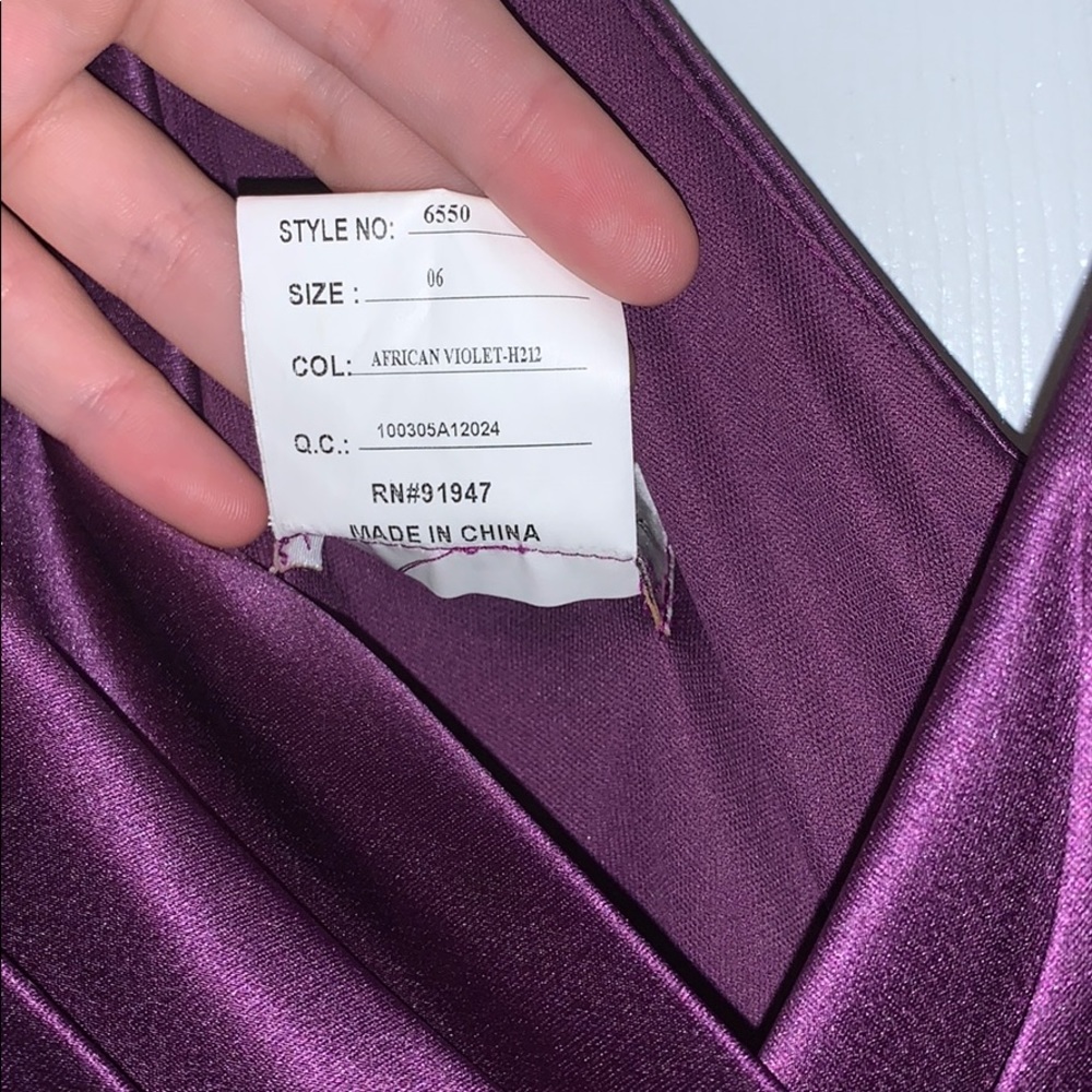 Purple Prom Dress - Picture 7 of 7